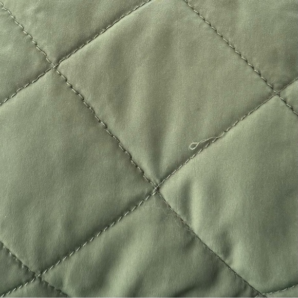 Urban Outfitters x Your Neighbors Devon Quilted Bomber Jacket Green - Picture 14 of 14